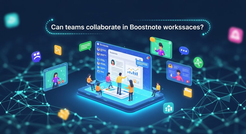 Can teams collaborate in Boostnote workspaces