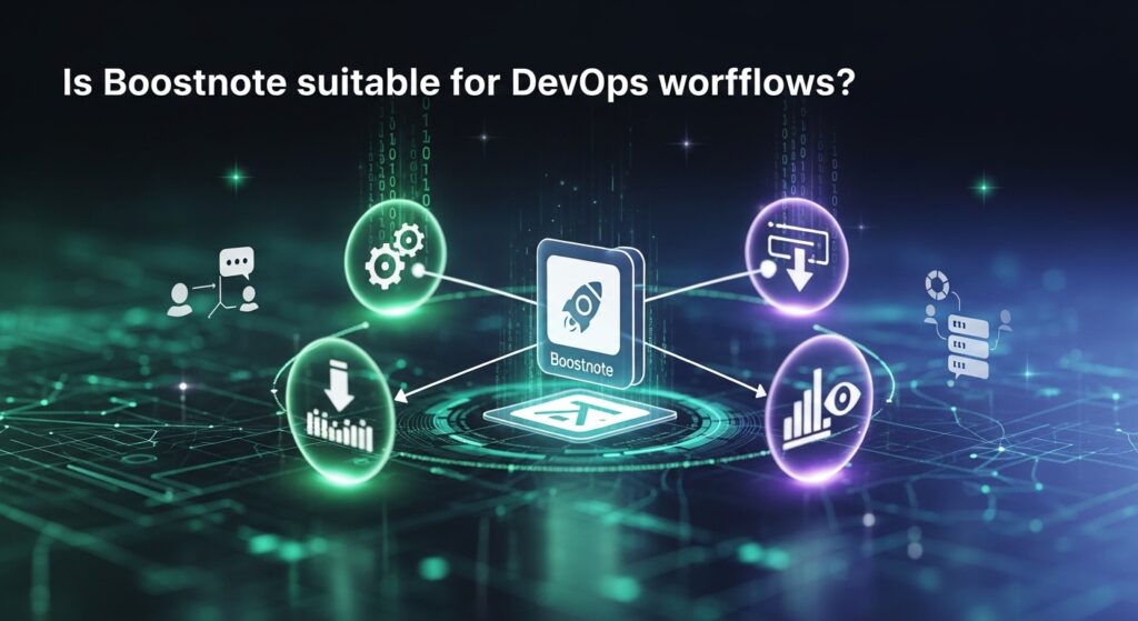 Is Boostnote suitable for DevOps workflows